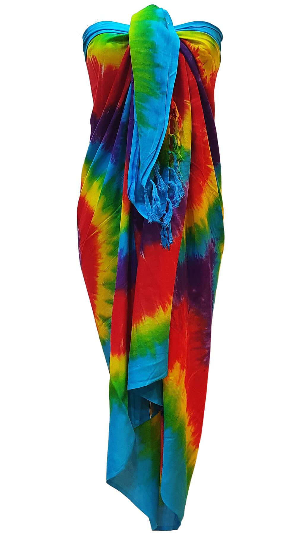 Rainbow Tie Dye Sarong - Bare Essentials