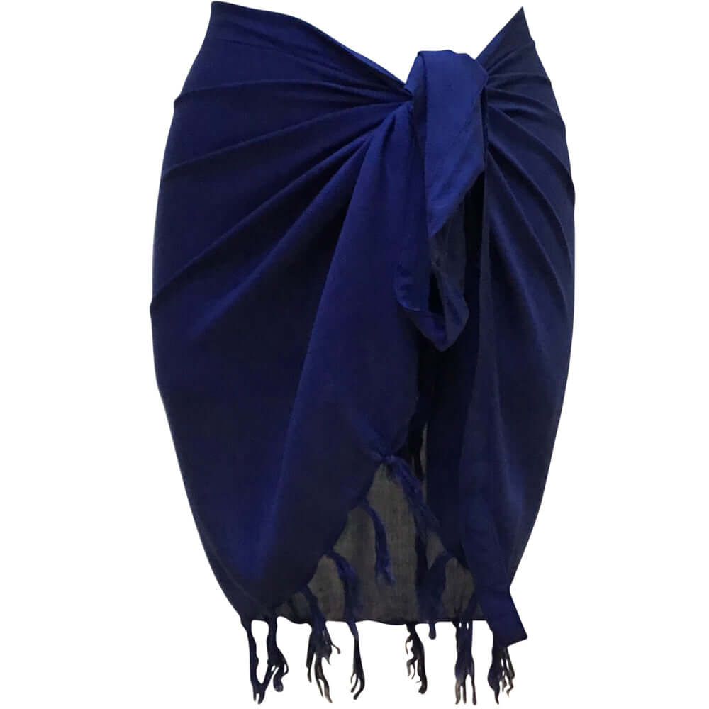 Short Sarong (Navy) - Bare Essentials