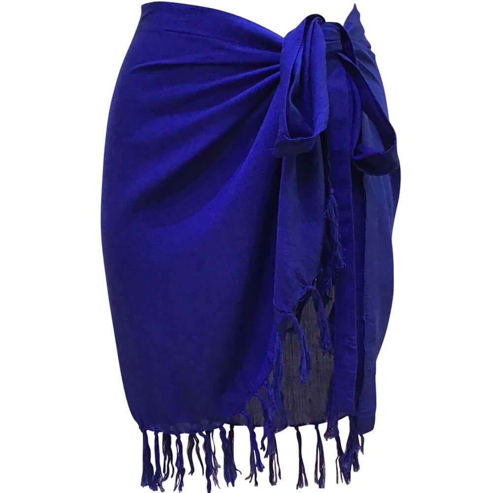 Short Sarong (Royal Blue) - Bare Essentials