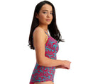 Silhouette Wrap U/W Tankini (D, DD, E & F cup) & Contours Ruched Front Pant - Bare Essentials