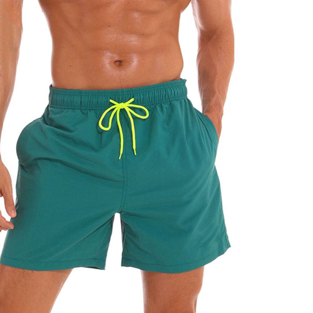 SOLD OUT - Beau Men's Drawstring Board Shorts (Lake Blue) - Bare Essentials
