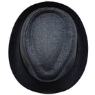 SOLD OUT - Fedora Style Straw Hat (Black) - Bare Essentials