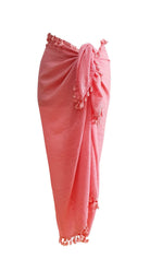 SOLD OUT - Mid-length Sarong (Pink) - Bare Essentials