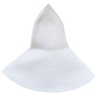 SOLD OUT - Wide Brim Foldable Travel Hat (White) - Bare Essentials