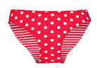 Spots 'N Stripe Tie Top & Standard Pant | Reversible (Red) - Bare Essentials