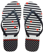 Sweetheart Flip Flops - Black - Bare Essentials