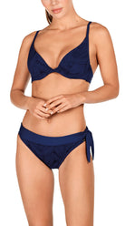 Textured B/C Cup Underwired Top & Fold over bottoms - Bare Essentials