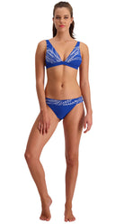 Vintage Bloom Longline Tri Top & Wide Banded Pant (Brick) - Bare Essentials