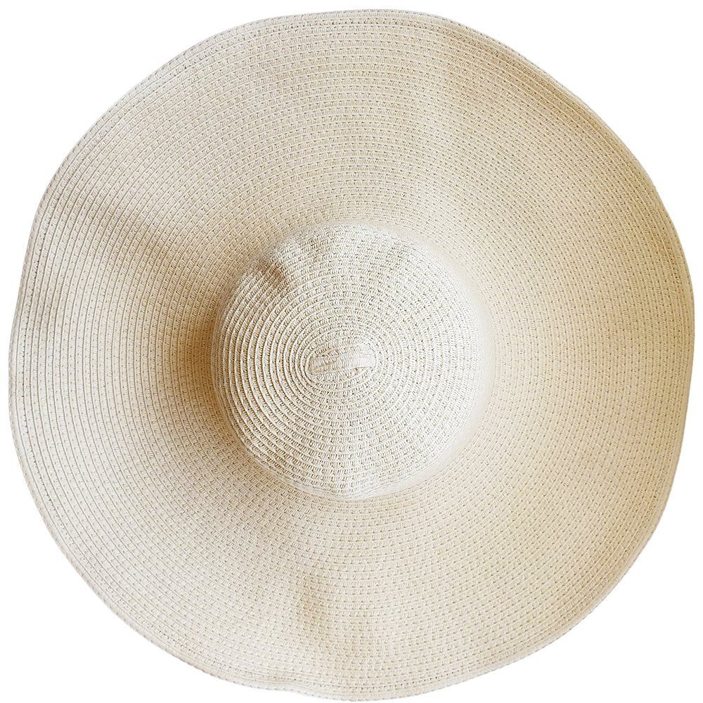 Wide Brim Foldable Travel Hat (Natural) - Bare Essentials