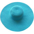 Wide Brim Hat (Turquoise) - Bare Essentials